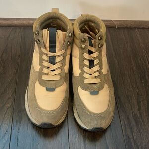 Madewell Kickoff High Top Hiking Boot Winter Sneaker Tan Size 9